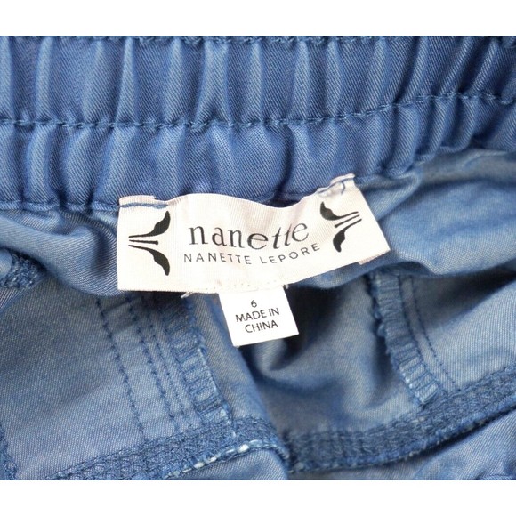Nanette Lepore Women's Elastic Waist with Zippered Front Pockets Joggers Size 6 - Picture 7 of 13